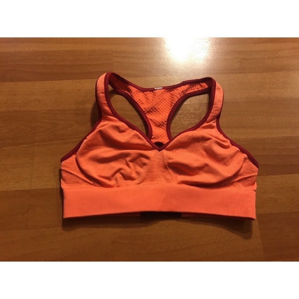 Lululemon Sports Bra Racerback Orange Color